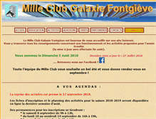 Tablet Screenshot of milleclubgalaxiefontgieve.fr